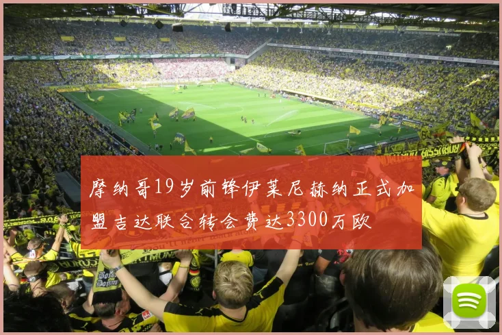 摩纳哥19岁前锋伊莱尼赫纳正式加盟吉达联合转会费达3300万欧